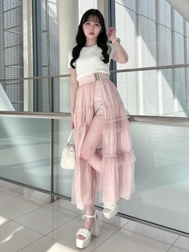 LIP SERVICEさん(レディース・158cm)の春コーディネート