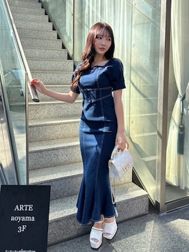 LIP SERVICEさん（レディース・153cm）の春コーディネート