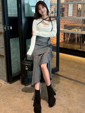 「LIPSERVICE（リップサービス）のアイテム」を使った、LIP SERVICEさん（レディース・160cm）の秋コーディネート