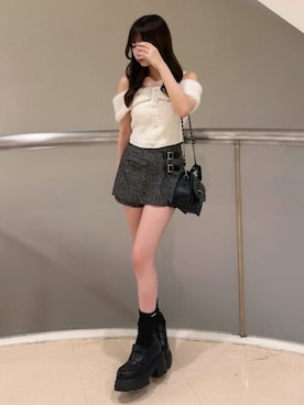 「LIPSERVICE（リップサービス）のアイテム」を使った、LIP SERVICEさん（レディース・160cm）の秋コーディネート