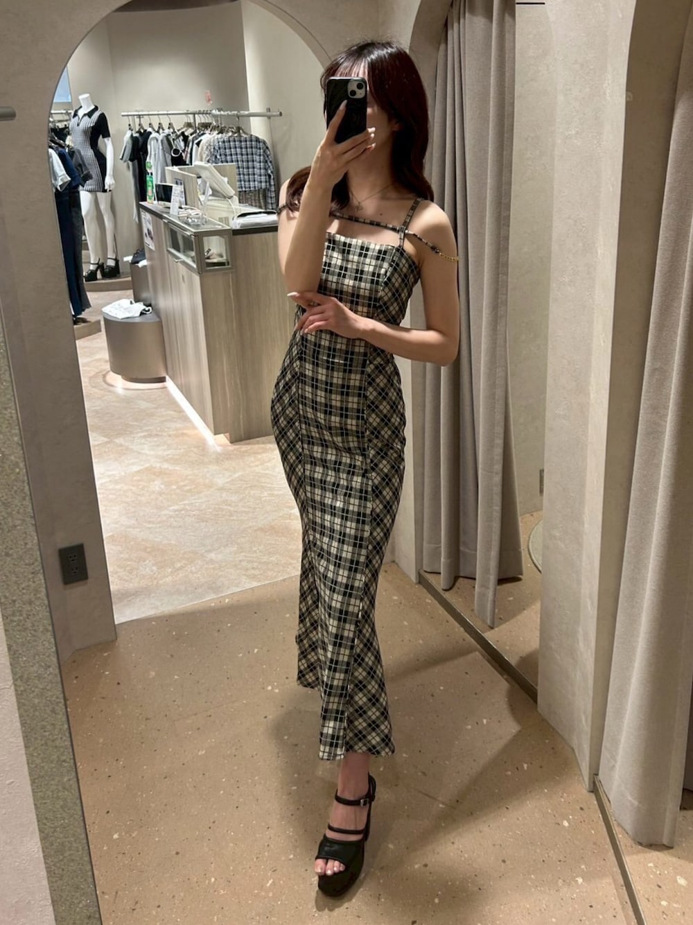 LIP SERVICE サイドシアーマーメイドキャミワンピース LIP