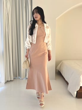 「LIPSERVICE（リップサービス）のアイテム（ワンピース/ドレス）」を使った、LIP SERVICEさん（レディース・163cm）の春コーディネート