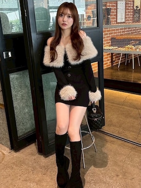 「LIPSERVICE（リップサービス）のアイテム」を使った、LIP SERVICEさん（レディース・158cm）の秋コーディネート