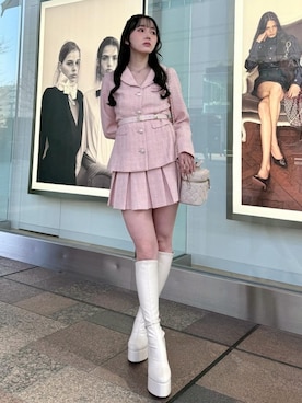 LIP SERVICEさん（レディース・158cm）の春コーディネート