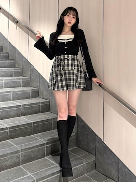 「LIPSERVICE（リップサービス）のアイテム」を使った、LIP SERVICEさん（レディース・158cm）の秋コーディネート