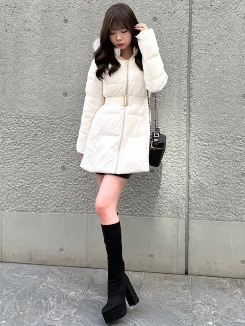 シェーディングライン中綿コート（ダウンジャケット/コート