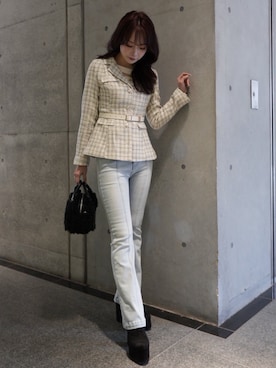 「LIPSERVICE（リップサービス）のアイテム」を使った、LIP SERVICEさん（レディース・164cm）の冬コーディネート