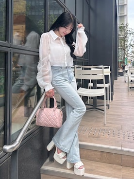 LIP SERVICEさん(レディース・154cm)の春コーディネート