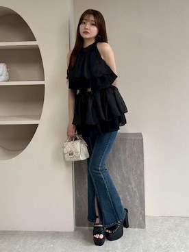 LIP SERVICEさん（レディース・158cm）の夏コーディネート