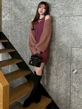 「LIPSERVICE（リップサービス）のアイテム」を使った、LIP SERVICEさん（レディース・158cm）の秋コーディネート