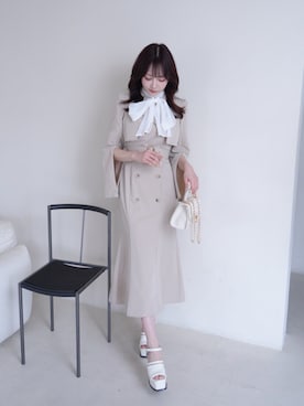 「LIPSERVICE（リップサービス）のアイテム（ワンピース/ドレス）」を使った、LIP SERVICEさん（レディース・164cm）の春コーディネート