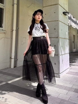 LIP SERVICEさん（レディース・158cm）の夏コーディネート