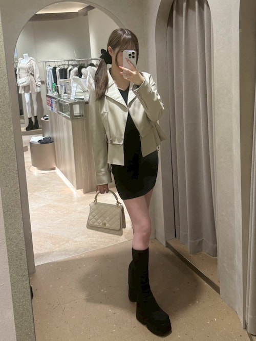 プラットフォームスクエアミドルブーツ（ブーツ）｜LIPSERVICE（リップ