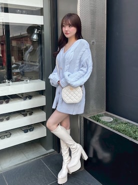 「LIPSERVICE（リップサービス）のアイテム（トップス）」を使った、LIP SERVICEさん（レディース・158cm）の春コーディネート