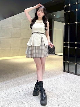 「LIPSERVICE（リップサービス）のアイテム」を使った、LIP SERVICEさん（レディース・158cm）の夏コーディネート