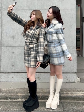 「LIPSERVICE（リップサービス）のアイテム」を使った、LIP SERVICEさん（レディース・158cm）の秋コーディネート