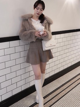 「LIPSERVICE（リップサービス）のアイテム」を使った、LIP SERVICEさん（レディース・164cm）の秋コーディネート