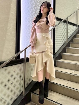 LIP SERVICEさん（レディース・158cm）の冬コーディネート