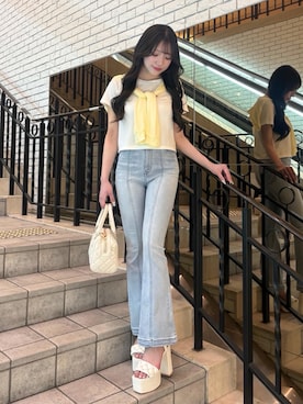 LIP SERVICEさん(レディース・154cm)の春コーディネート