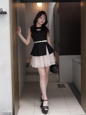 「LIPSERVICE（リップサービス）のアイテム」を使った、LIP SERVICEさん（レディース・164cm）の春コーディネート