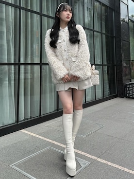 「LIPSERVICE（リップサービス）のアイテム」を使った、LIP SERVICEさん（レディース・158cm）の秋コーディネート