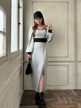 「LIPSERVICE（リップサービス）のアイテム（ワンピース/ドレス）」を使った、LIP SERVICEさん（レディース・158cm）の秋コーディネート