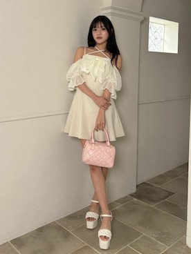 「LIPSERVICE（リップサービス）のアイテム」を使った、LIP SERVICEさん（レディース・160cm）の春コーディネート