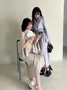 「LIPSERVICE（リップサービス）のアイテム（ワンピース/ドレス）」を使った、LIP SERVICEさん（レディース・164cm）の春コーディネート