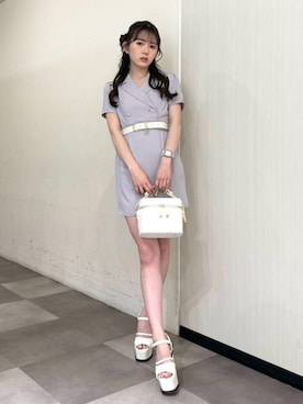 「LIPSERVICE（リップサービス）のアイテム（ワンピース/ドレス）」を使った、LIP SERVICEさん（レディース・158cm）の春コーディネート