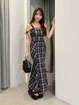 「LIPSERVICE（リップサービス）のアイテム」を使った、LIP SERVICEさん（レディース・156cm）の春コーディネート