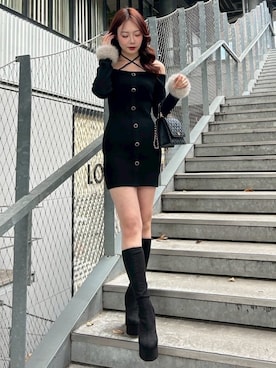 「LIPSERVICE（リップサービス）のアイテム」を使った、LIP SERVICEさん（レディース・164cm）の秋コーディネート