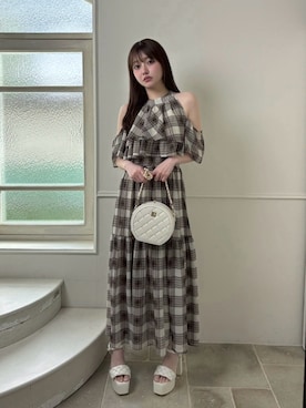 「LIPSERVICE（リップサービス）のアイテム」を使った、LIP SERVICEさん（レディース・158cm）の春コーディネート