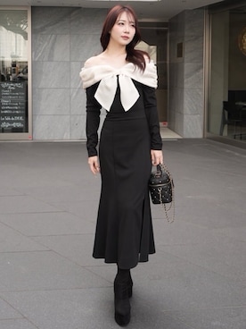 「LIPSERVICE（リップサービス）のアイテム」を使った、LIP SERVICEさん（レディース・164cm）の冬コーディネート