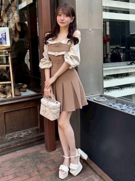 「LIPSERVICE（リップサービス）のアイテム」を使った、LIP SERVICEさん（レディース・158cm）の冬コーディネート