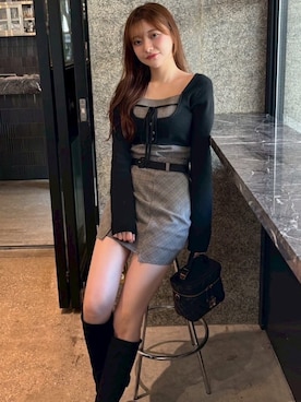 「アイテム（その他トップス）」を使った、LIP SERVICEさん（レディース・158cm）の秋コーディネート