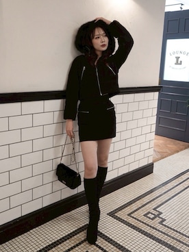 「LIPSERVICE（リップサービス）のアイテム」を使った、LIP SERVICEさん（レディース・164cm）の秋コーディネート