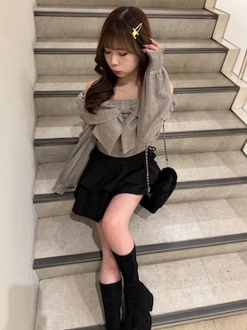 LIP SERVICEさん（レディース・160cm）の冬コーディネート