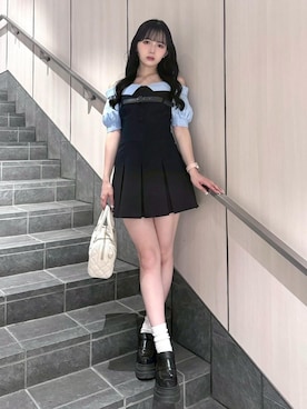 「LIPSERVICE（リップサービス）のアイテム」を使った、LIP SERVICEさん（レディース・158cm）の夏コーディネート