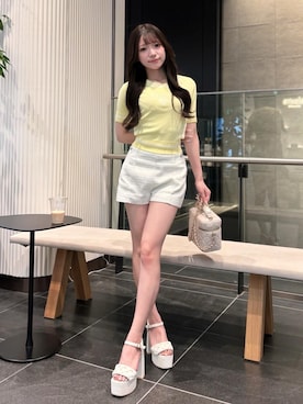 「LIPSERVICE（リップサービス）のアイテム」を使った、LIP SERVICEさん（レディース・154cm）の夏コーディネート