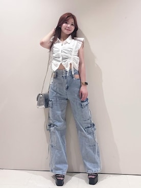 「リップサービス」｜LIP SERVICEさん（レディース・150cm）の夏コーディネート