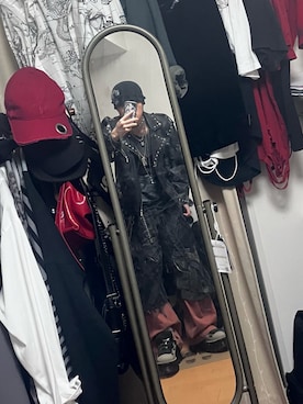 「MASONPRINCE（メイソンプリンス）のアイテム（パンツ）」を使った、naokenさん（メンズ・174cm）の冬コーディネート