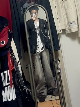 「ZARA（ザラ）のアイテム（ジャケット/アウター）」を使った、naokenさん（メンズ・174cm）の春コーディネート