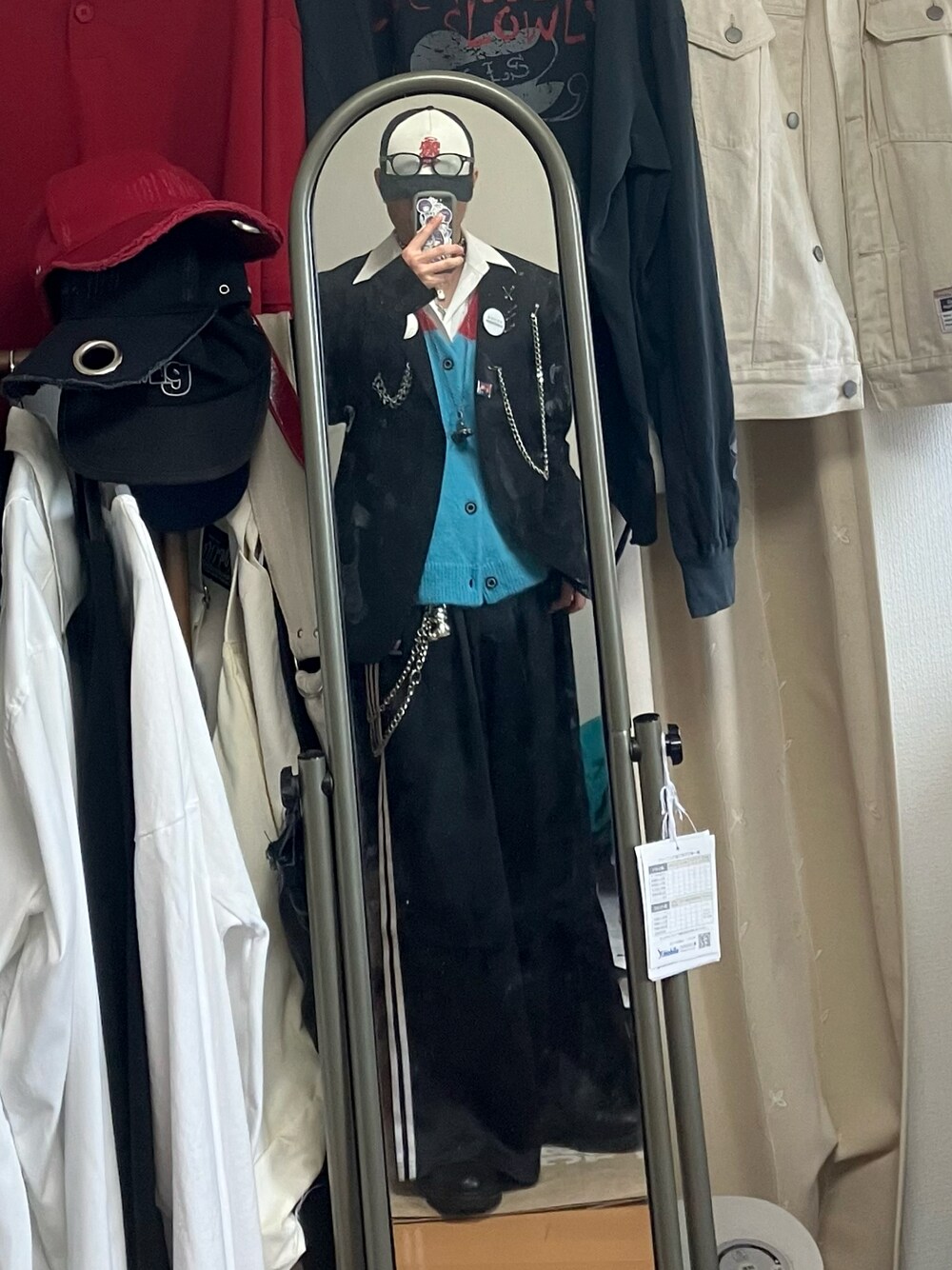 「NEW ERAのアイテム（キャップ、ホワイト系）」を使った、naokenさん（メンズ・174cm）の春コーディネートの1枚目の写真