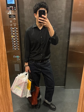 「Paul Smith（ポールスミス）のアイテム」を使った、Patrickさん（メンズ・173cm）の夏コーディネート