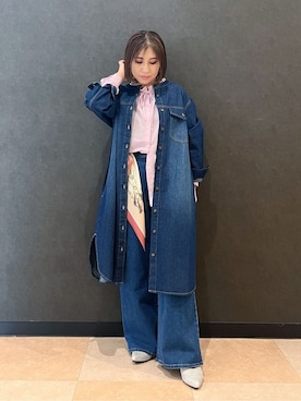 「DRESKIP（ドレスキップ）のアイテム」を使った、Megさん（レディース・153cm）の冬コーディネート