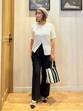 Megさん（骨格ストレート・レディース・153cm）の秋コーディネート