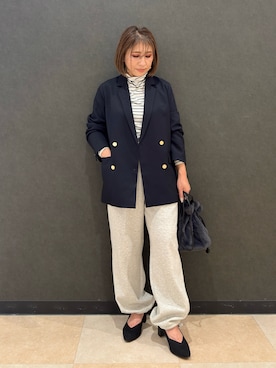 「SHOO・LA・RUE（シューラルー）のアイテム」を使った、Megさん（レディース・153cm）の秋コーディネート