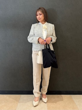 「アイテム（インテリア、ブラック系）」を使った、Megさん（レディース・153cm）の冬コーディネート