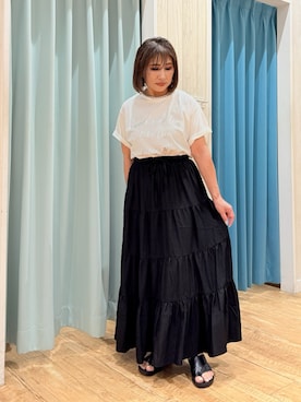 「アイテム（トップス）」を使った、Megさん（レディース・153cm・40代）の夏コーディネート