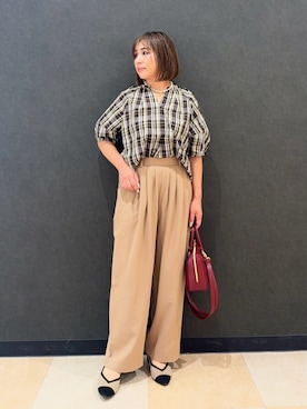 Megさん（骨格ストレート・レディース・153cm）の秋コーディネート